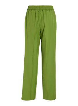 Pantalón Vila Winnie Verde Para Mujer