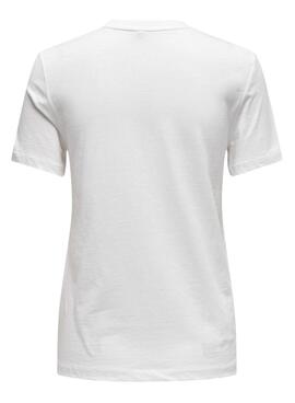 Camiseta Only Misa Blanco Para Mujer