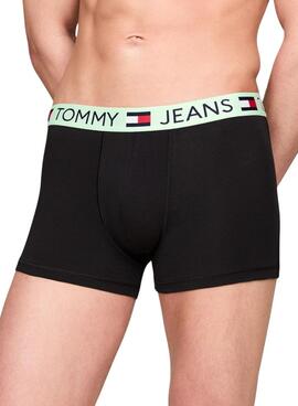Pack 3 Calzoncillos Tommy Jeans Trunk Essential Negro Hombre