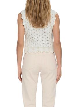 Top Only Luna Blanco Para Mujer