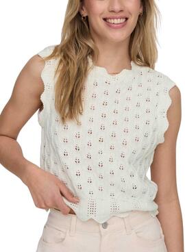 Top Only Luna Blanco Para Mujer