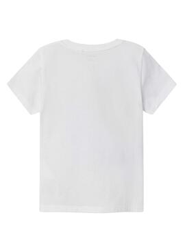 Camiseta Name It Junikka Blanco Para Niña
