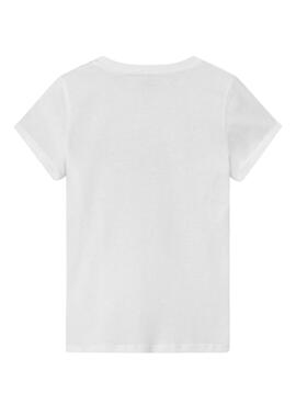 Camiseta Name It Hynka Blanco Para Niña