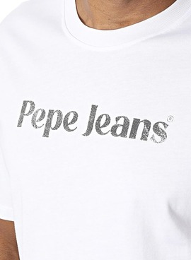 Camiseta Pepe Jeans Clifton Blanco Para Hombre