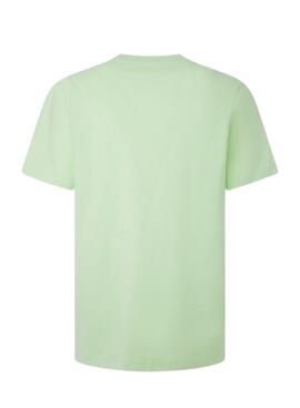 Camiseta Pepe Jeans Clag Verde Para Hombre