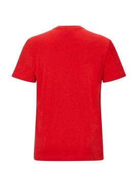Camiseta Lacoste Basica Rojo Para Hombre