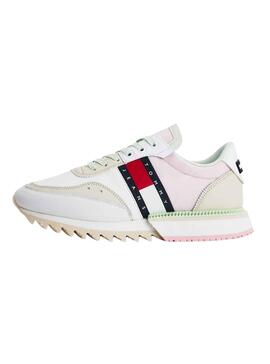 Zapatillas Tommy Jeans Cleated Blanco para Mujer