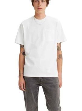 Camiseta Levis Pocket Blanco para Hombre