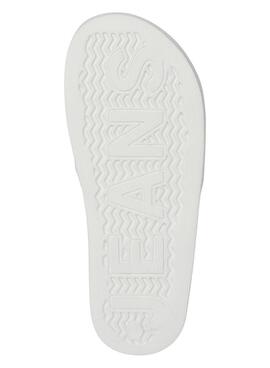 Chanclas Tommy Jeans Flag Print Blanco para Mujer