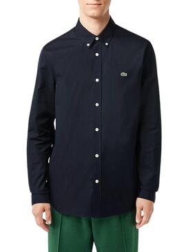 Camisa Lacoste Casual Regular fit Marino Hombre