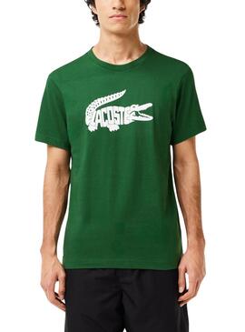 Camiseta Lacoste Ultradry Verde para Hombre