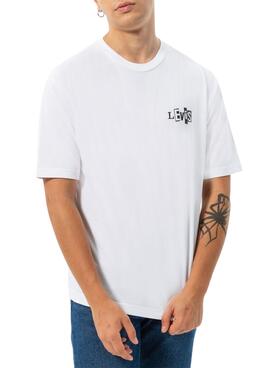 Camiseta Levis Skate Blanco para Hombre