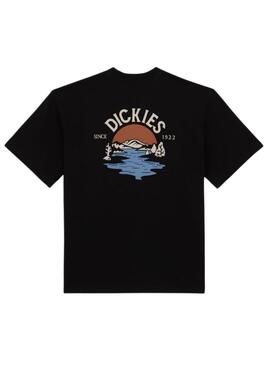 Camiseta Dickies Beach Tee Negro Para Hombre