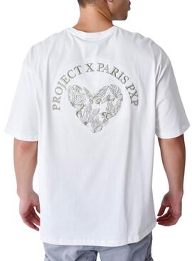 Camiseta Project x Paris Love  Blanco Para Hombre