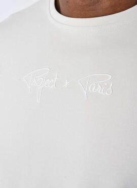 Camiseta Project x Paris Weight Beige Para Hombre