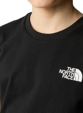 Camiseta The North Face Simple Dome Negro Niños