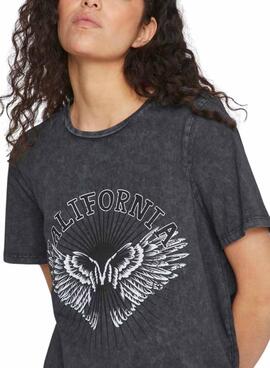 Camiseta Vila Rock California Negro Para Mujer