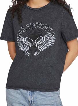 Camiseta Vila Rock California Negro Para Mujer