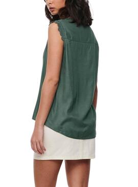 Top Only Kimmi Verde Para Mujer
