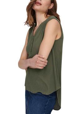 Top Only Jette Verde Para Mujer