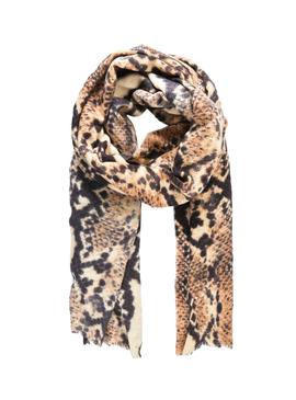 Foulard Pieces Snaky Beige para Mujer