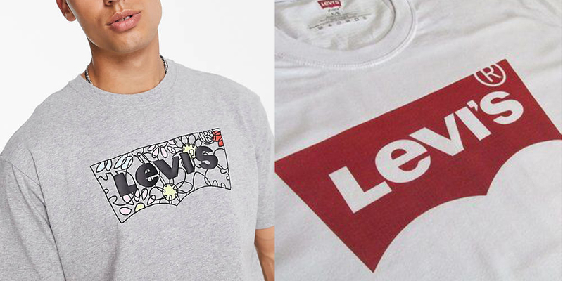 Camiseta Levis Logo para Hombre 