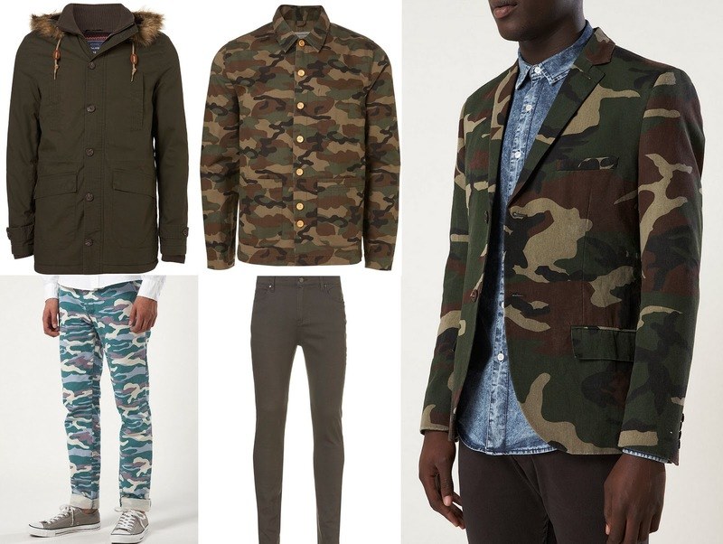 Estilo militar: Camuflaje en la moda masculina