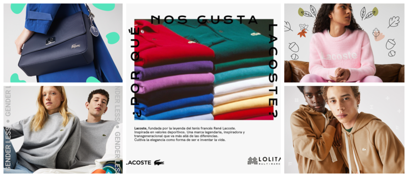 ¿Por qué nos gusta Lacoste? Fotografias de ropa y complementos Lacoste