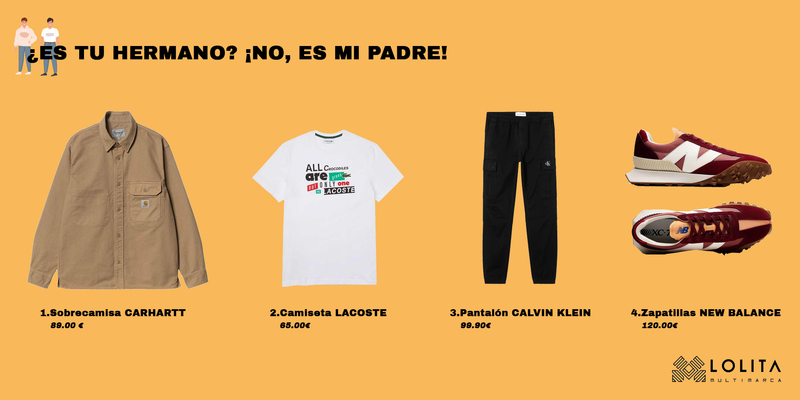 Ropa moderna para regalar el dia del padre. Tendencias al mejor precio. 