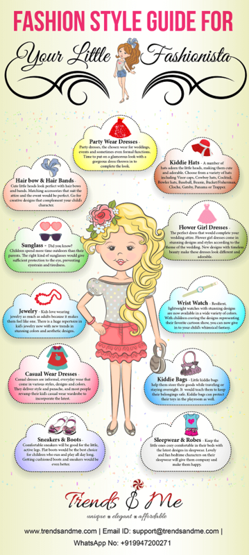 Prendas esenciales para el guardarropa de las niñas #infografía