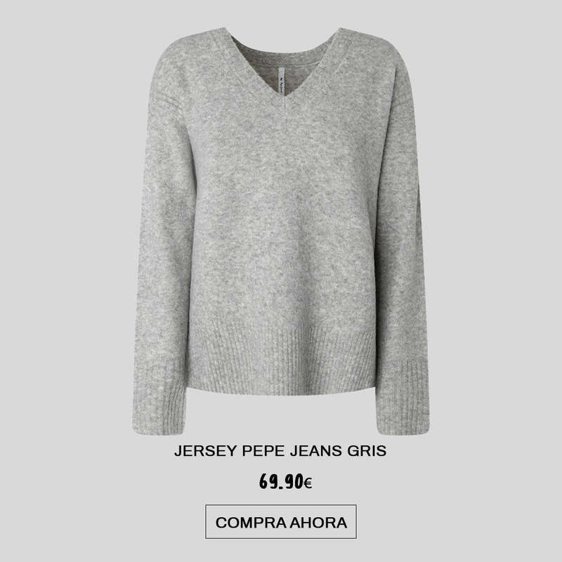 JERSEY PEPE JEANS GRIS PARA MUJER