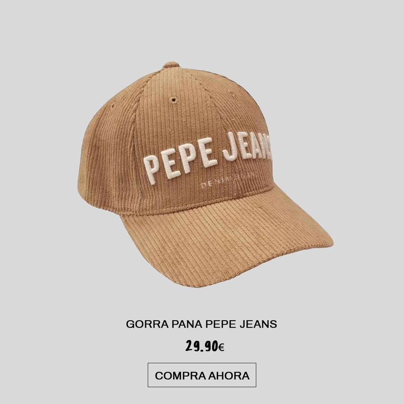 GORRA PEPE JEANS DE PANA PARA TUS OUTFIT DE INVIERNO