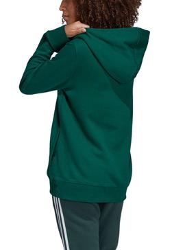 Sudadera Adidas Trefoil Hoodie Verde Mujer