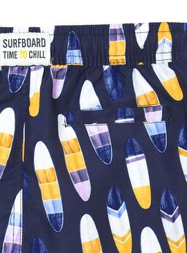 Bañador Mayoral Estampado Tablas Azul Para Niño