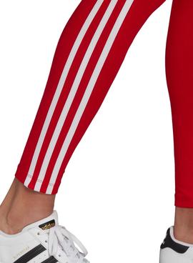 Mallas Adidas Adicolor Classics 3Bandas Rojo Mujer