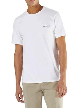 Camiseta Dockers Alpha Graphic Blanco Para Hombre