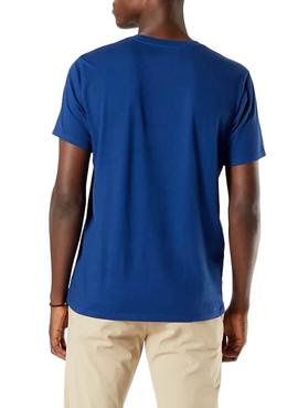 Camiseta Dockers Alpha Graphic Azul Para Hombre