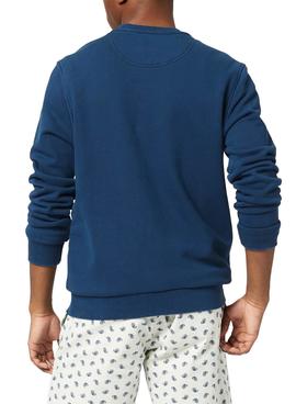 Sudadera Dockers Garment-Dyed Azul Para Hombre