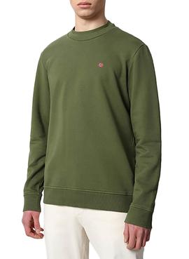 Sudadera Napapijri Balis Crew Verde Para Hombre