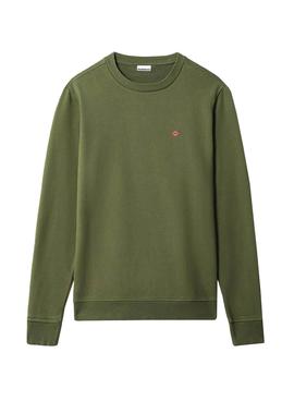 Sudadera Napapijri Balis Crew Verde Para Hombre