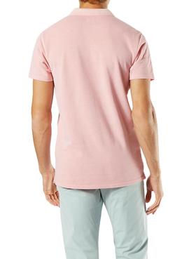 Polo Dockers Dmd Pique Rosa Para Hombre