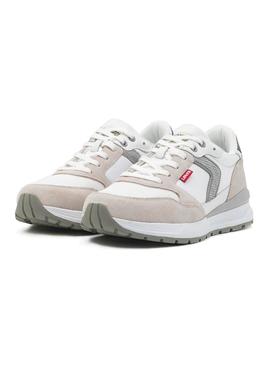 Zapatillas Levis Oats Blanco Para Hombre