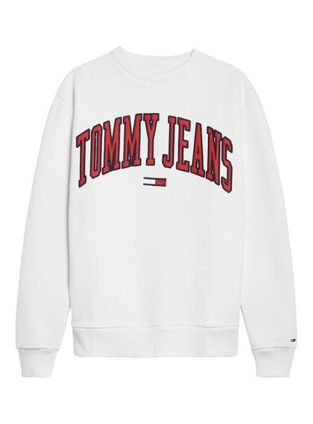 Sudadera Tommy Jeans Collegiate Mujer