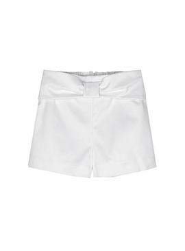 Short Mayoral Ecofriends Otomán Blanco Para Niña