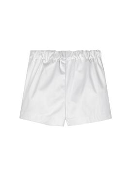 Short Mayoral Ecofriends Otomán Blanco Para Niña