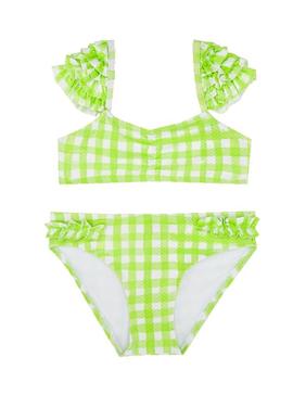 Bikini Mayoral Tirante Volantes Verde Para Niña