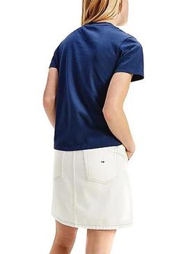 Camiseta Tommy Jeans Timeless Azul Marino Mujer