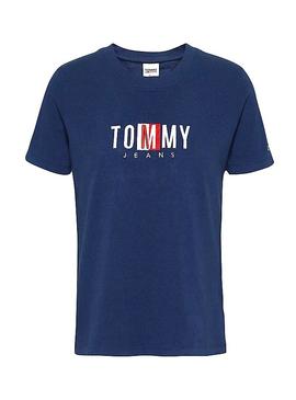 Camiseta Tommy Jeans Timeless Azul Marino Mujer
