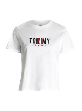 Camiseta Tommy Jeans Timeless Blanco para Mujer