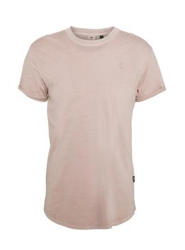 Camiseta G-Star Lash Compact Rosa para Hombre